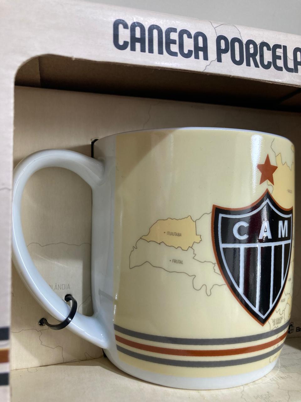 imagem de CANECA OFICIAL ATLETICO MINEIRO MAPA DE MINAS 300 ML