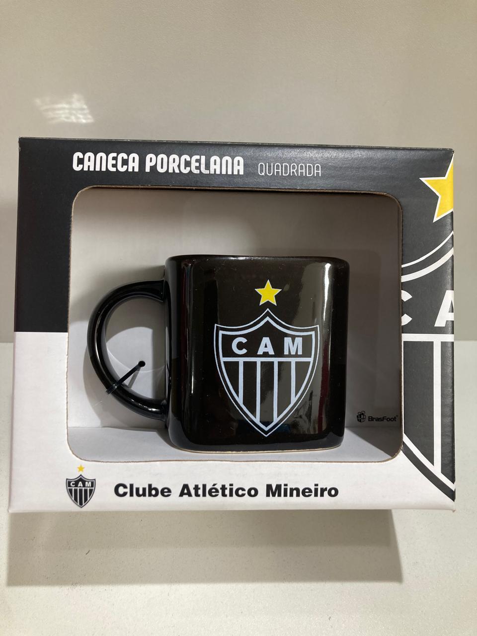 imagem de CANECA OFICIAL ATLETICO MINEIRO QUADRADA 220 ML