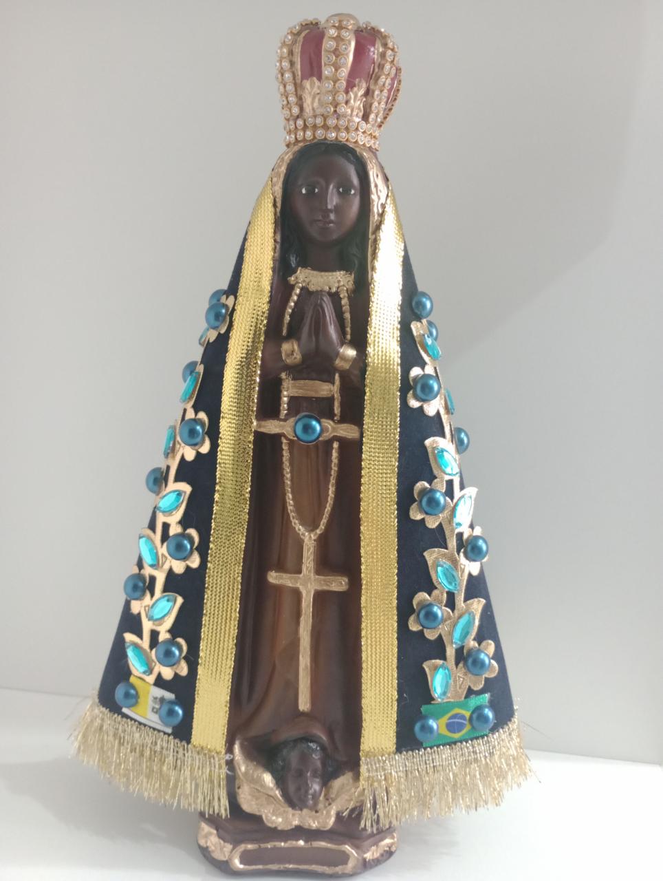 imagem de N.Sra Aparecida Gesso 29 cm