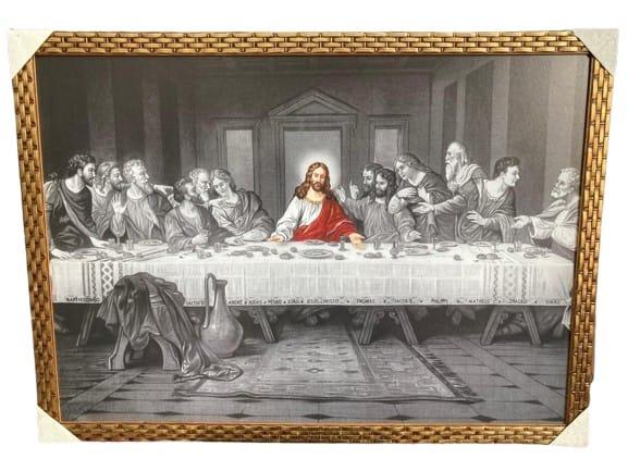 imagem de Quadro Santa Ceia envelhecido