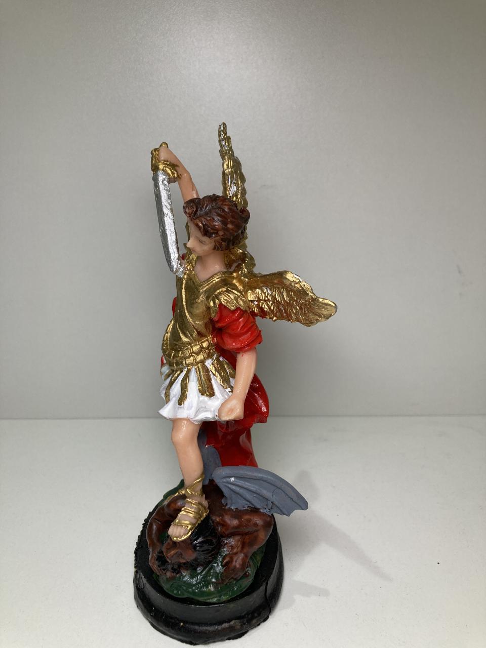 imagem de Imagem Arcanjo Miguel 16cm resina