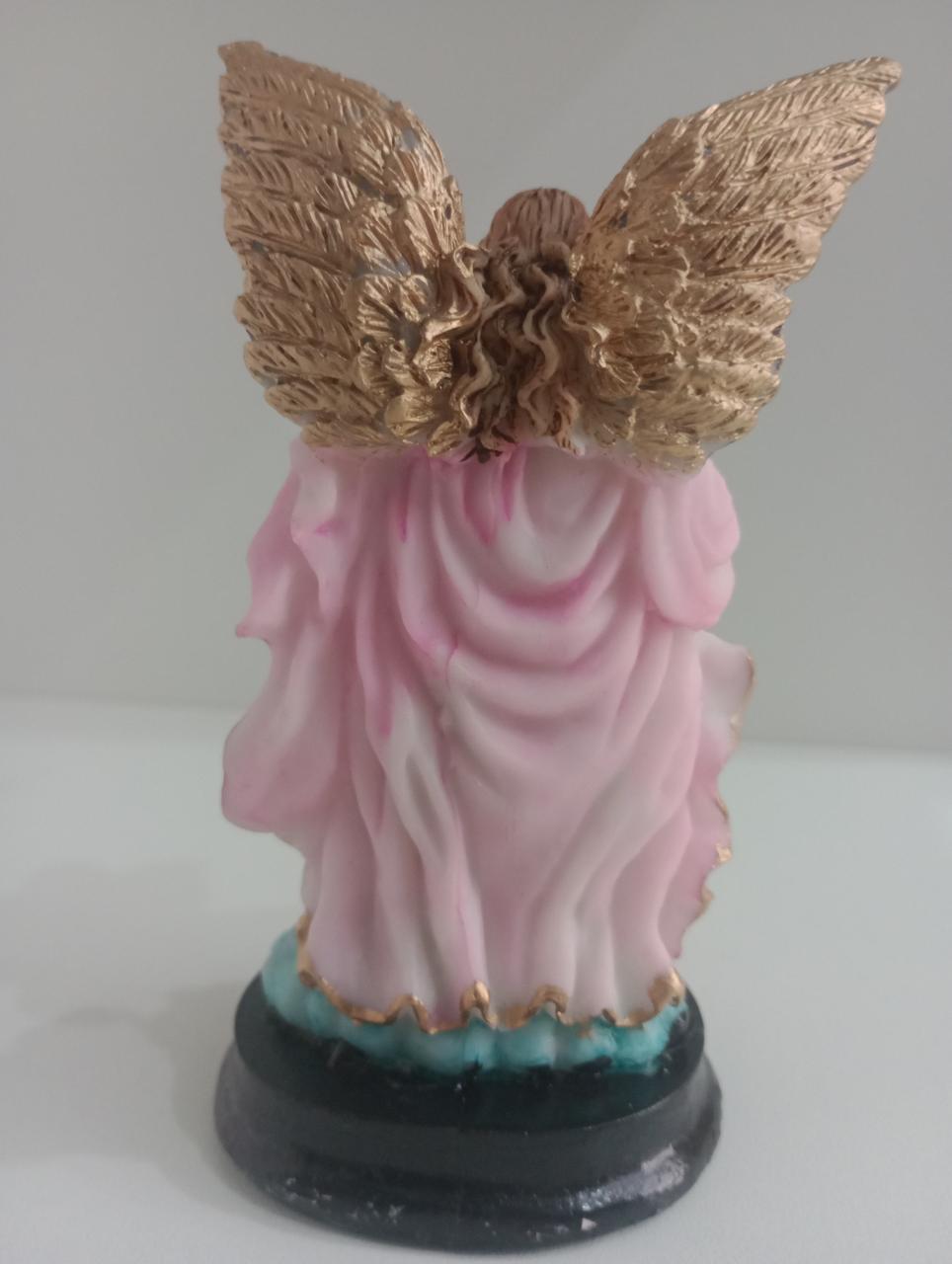 imagem de Anjo da Guarda Resina 12 cm Rosa