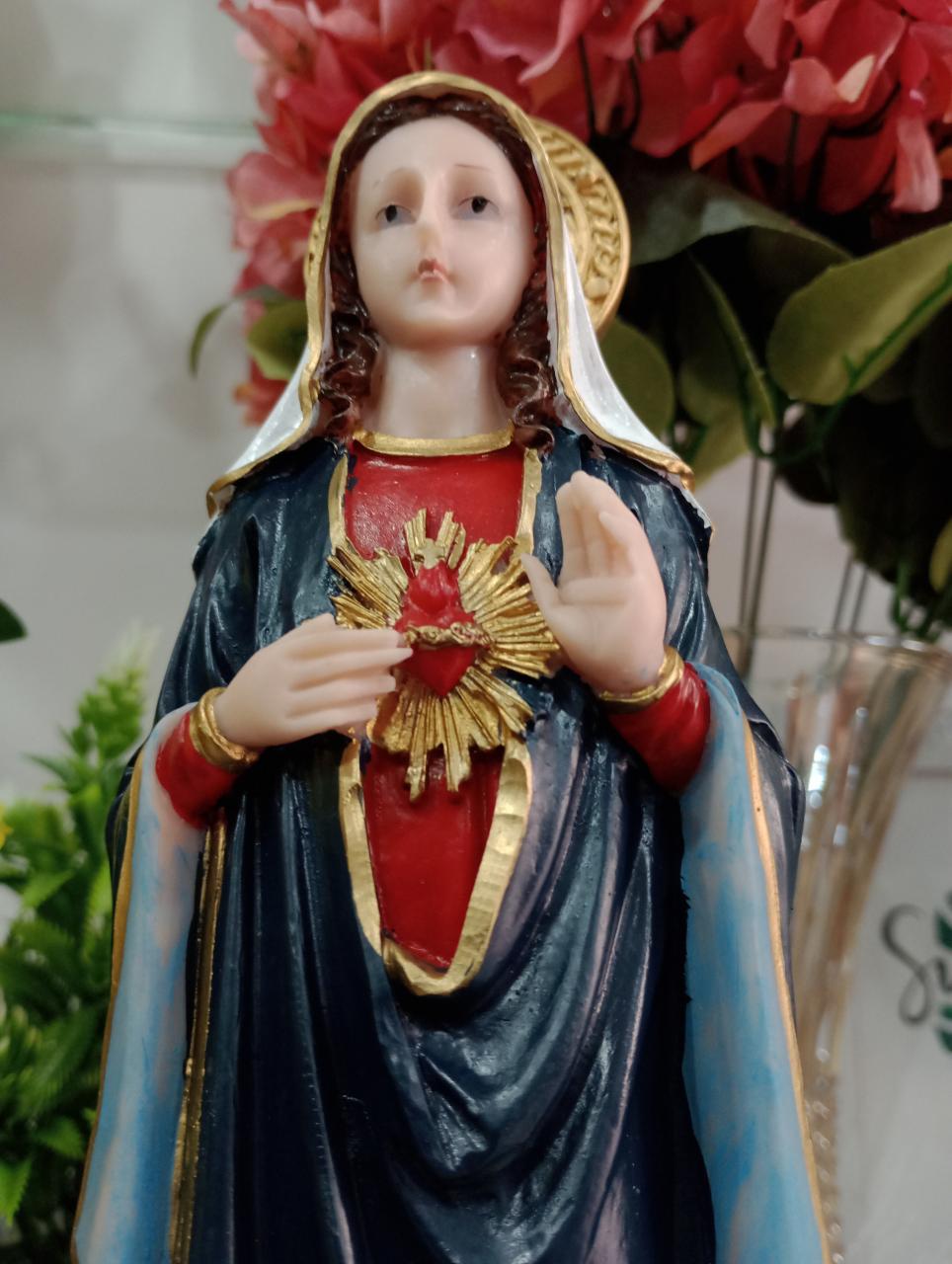 imagem de Sagrado Coração de Maria Resina 30 cm