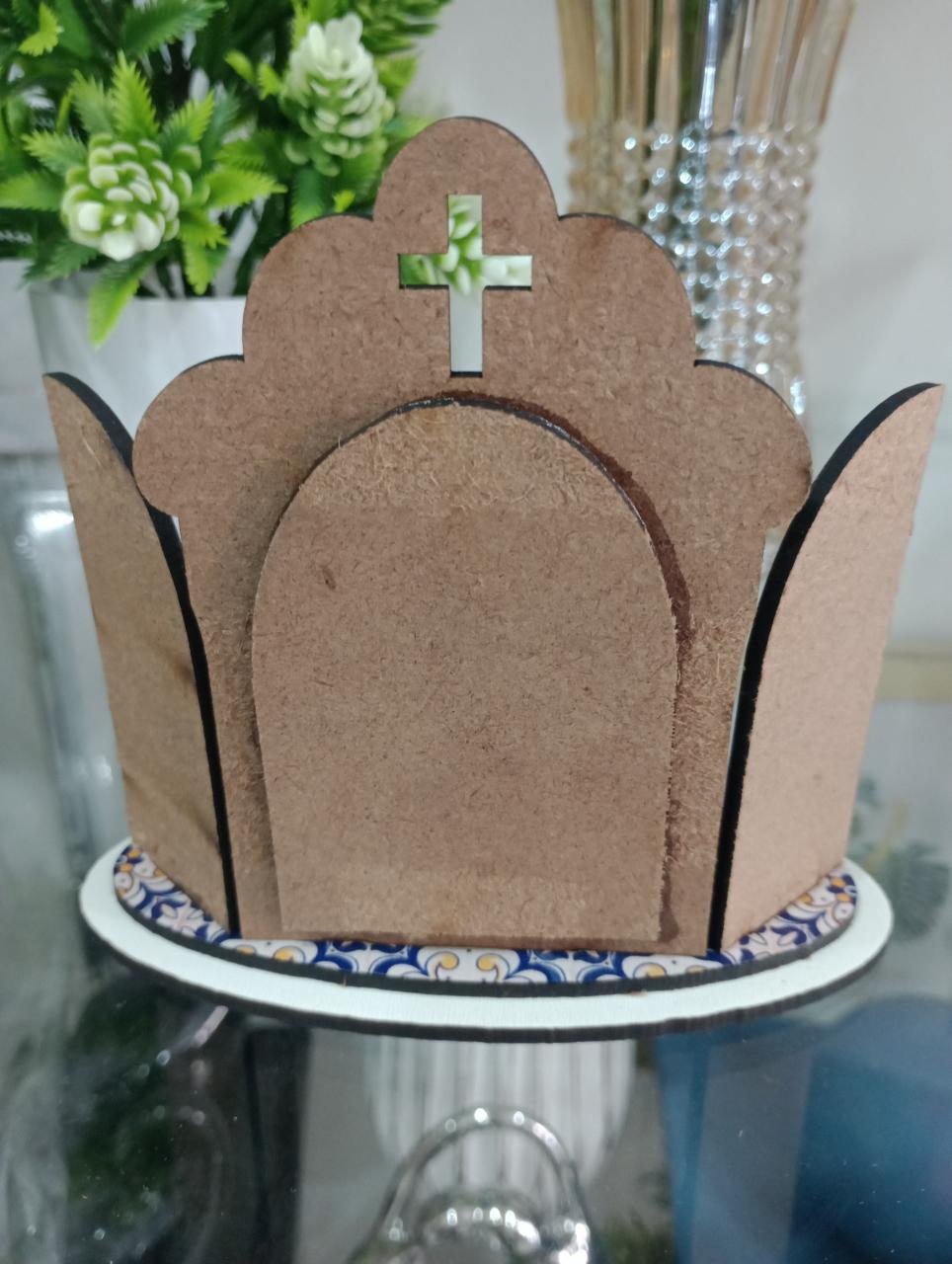 imagem de Capelinha MDF N.Sra das Lágrimas e Jesus Manietado