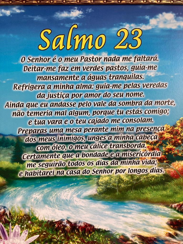 imagem de QUADRO SALMO 23 O SENHOR É O MEU PASTOR