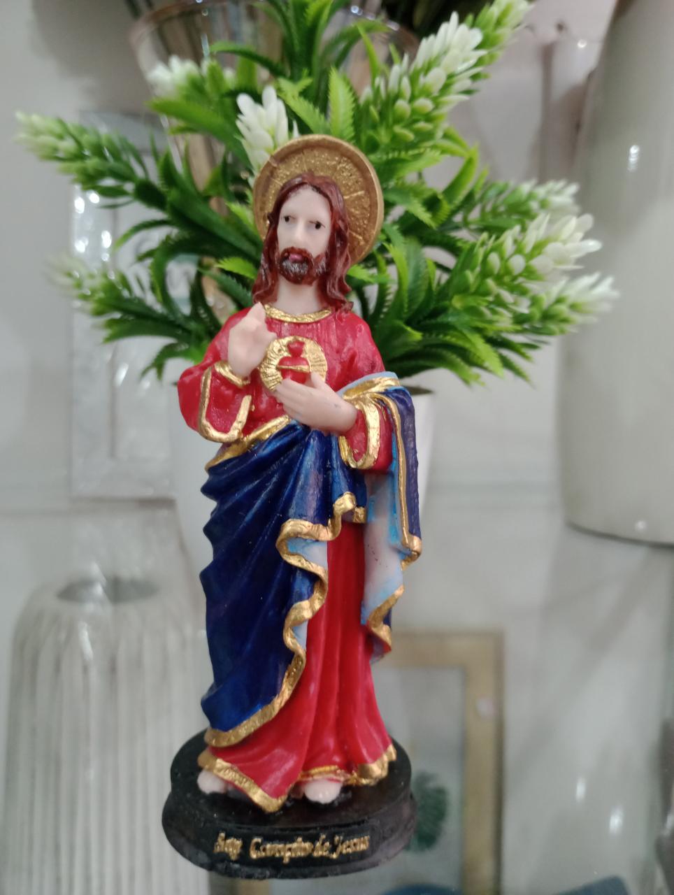 imagem de Sagrado Coração de Jesus Resina 15 cm