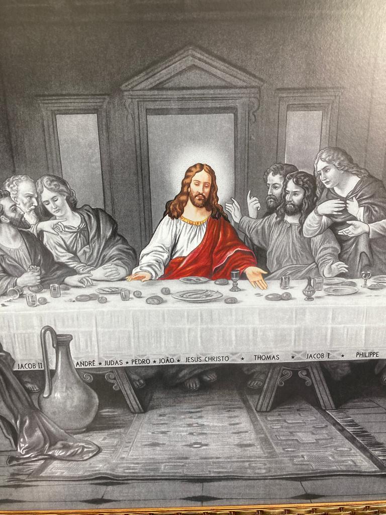 imagem de Quadro Santa Ceia envelhecido