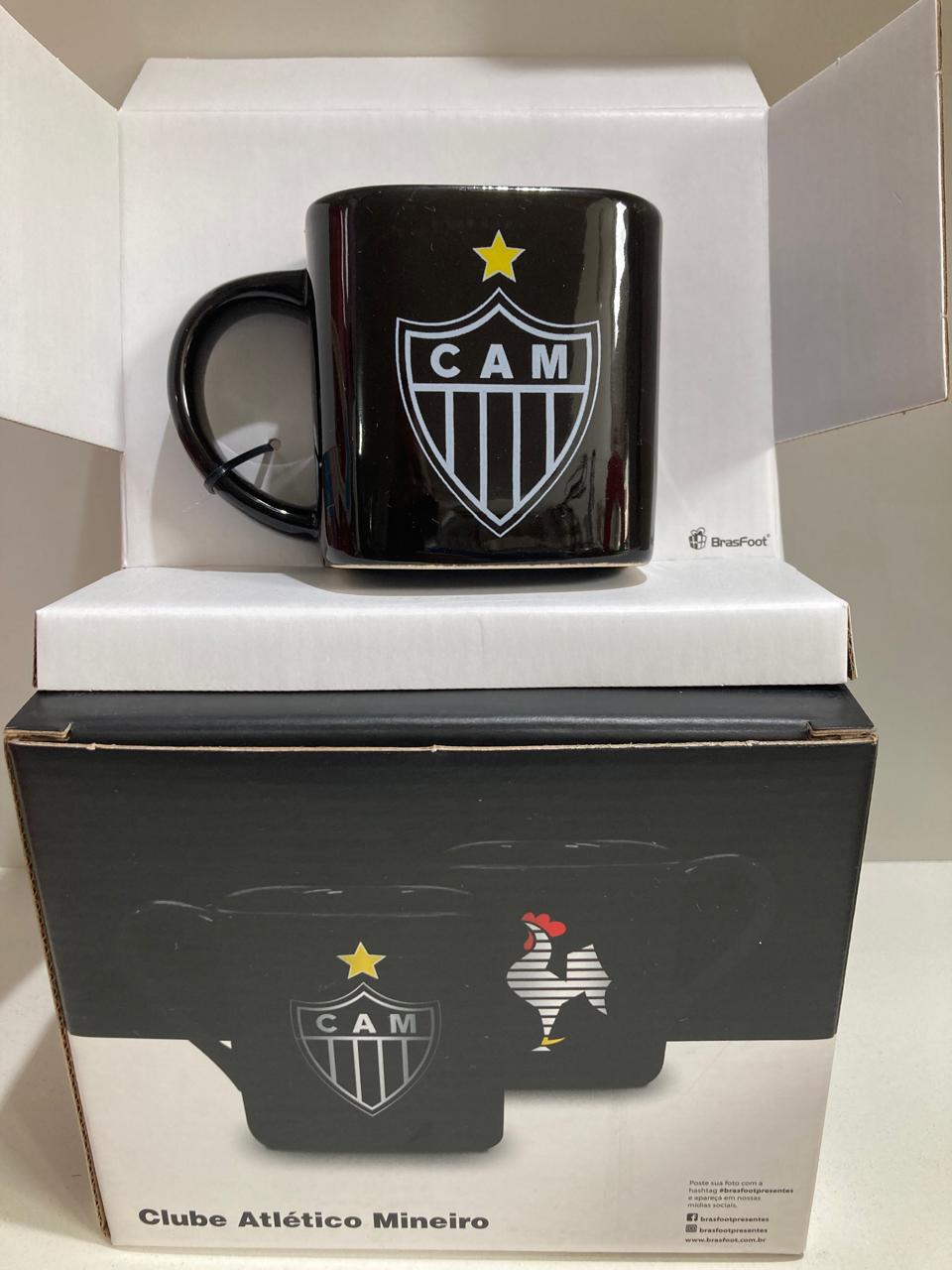 imagem de CANECA OFICIAL ATLETICO MINEIRO QUADRADA 220 ML