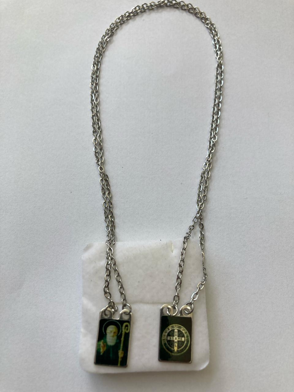 imagem de ESCAPULÁRIO AÇO INOX  SÃO BENTO FUMÊ