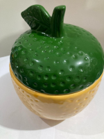 imagem de LARANJA POTE CERAMICA ENFEITE COZINHA