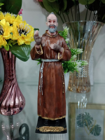 imagem de São Padre Pio Resina 20 cm