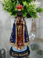 imagem de Nossa Senhora Aparecida Resina 12 centímetros