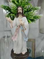 imagem de Jesus Misericordioso  Resina  15 cm