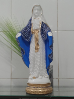 imagem de Nossa Senhora das Graças 60 centímetros de Gesso com Pedrarias