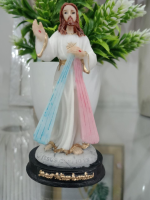 imagem de Jesus Misericordioso  Resina  12 cm